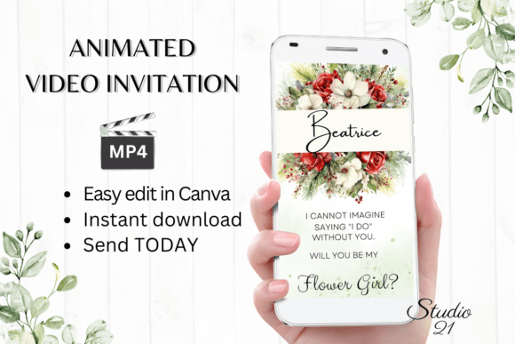 Christmas Flower Girl Proposal W3186FG: A Festive Script for Special Moments