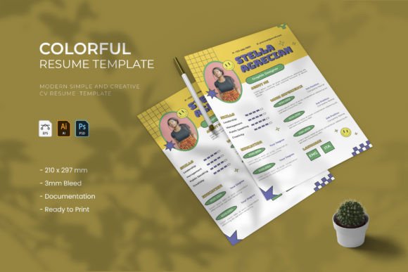 Colorful Resume: A Template That Actually Gets You Noticed