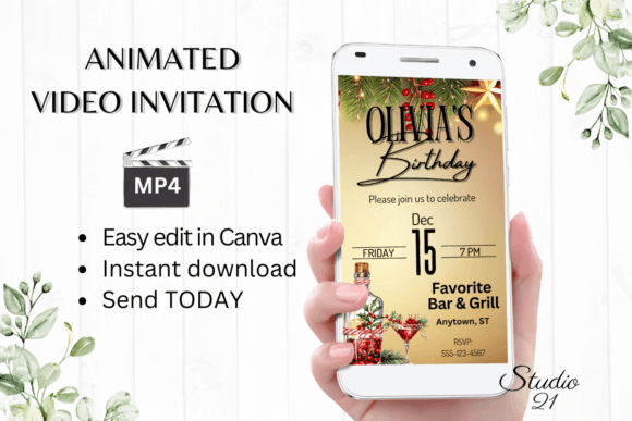 December Birthday: Festive Digital Invites That Wow