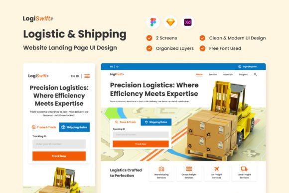 LogiSwift: Streamlining Logistics UI/UX Design