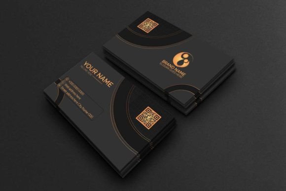 Make a Lasting Impression with Premium Dark Business Card 2023