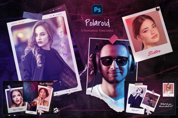 Mastering Visual Depth with Polaroid Photo Templates