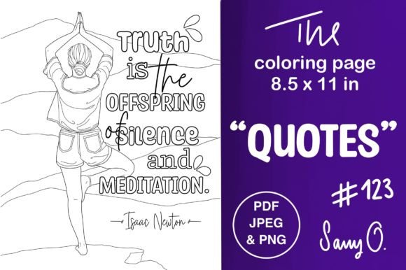 Newton’s Wisdom Meets Modern Design: The Power of Meditation Yoga Life Truth Quotes Newton