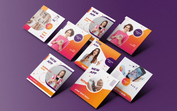 Stop Scrolling: How Social Media Posts Templates-App-031-22 Captures Attention