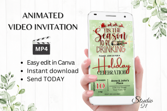 Stunning Holiday Party Invitations: A Digital Template Guide
